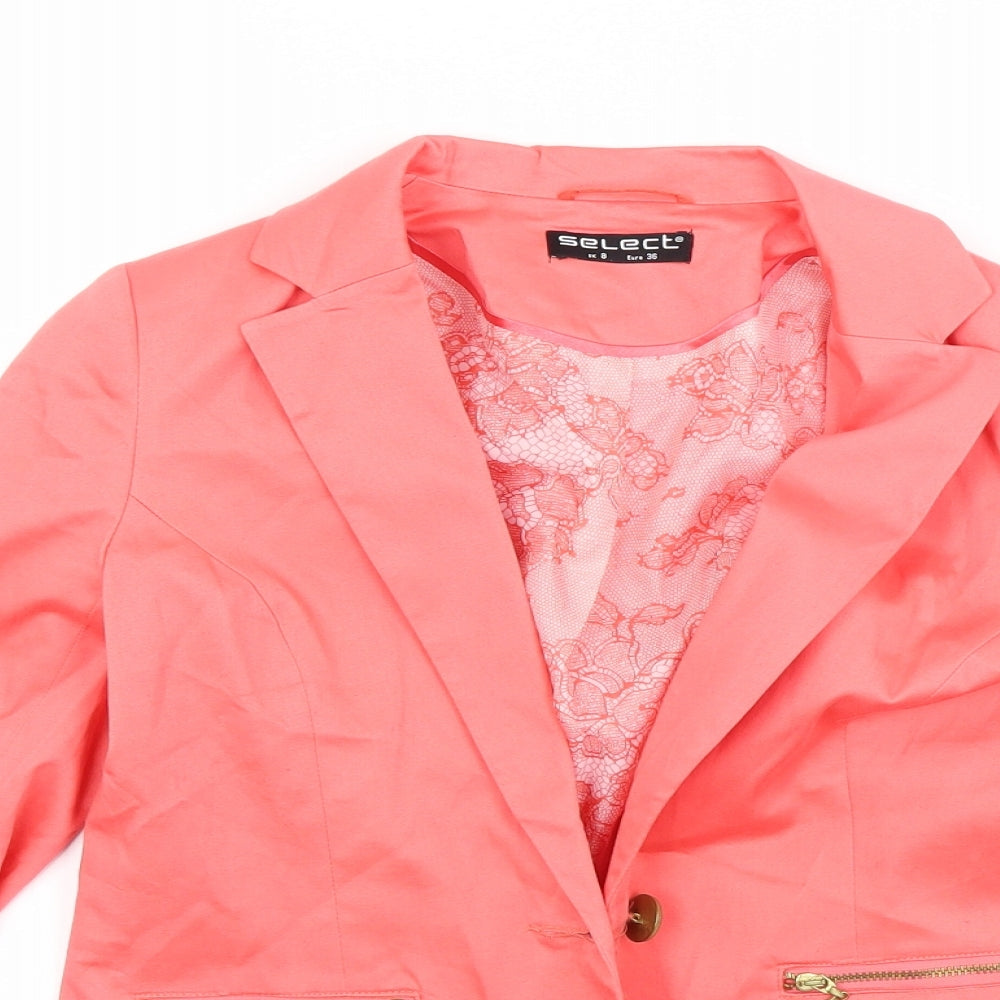 Womens UK Size 8 Select Red Jacket