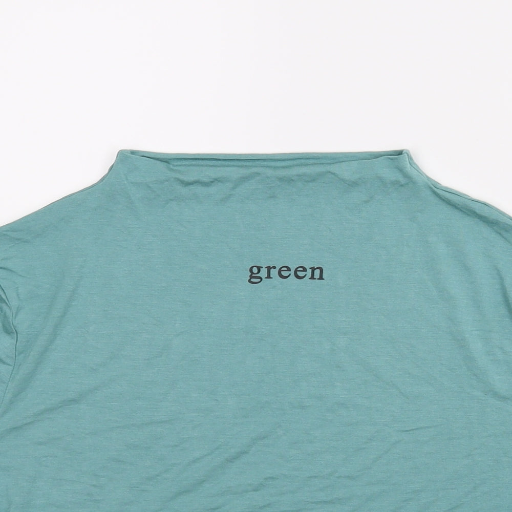 Shien Womens Green   Cropped T-Shirt Size M
