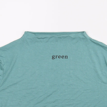 Shien Womens Green   Cropped T-Shirt Size M