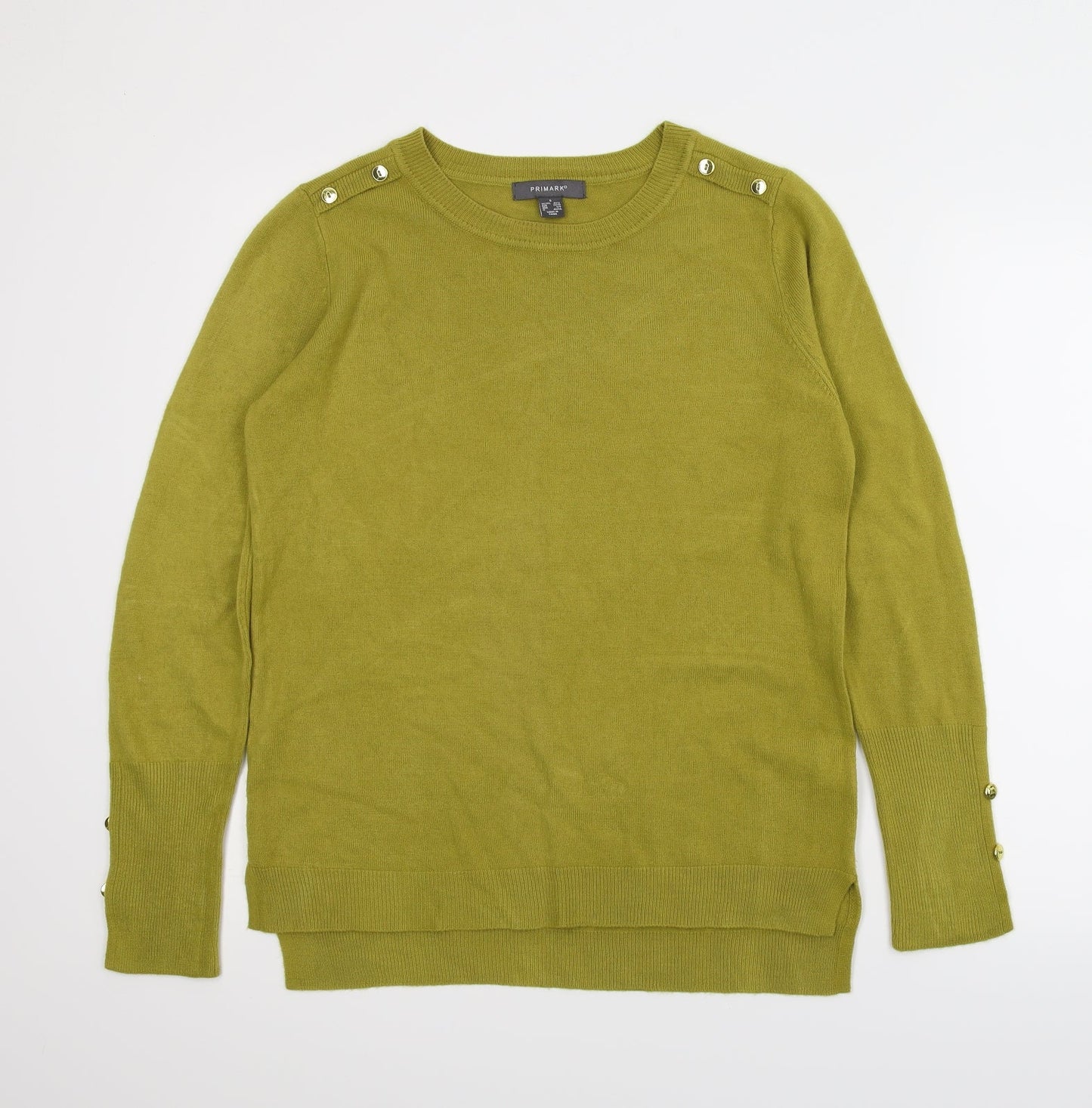 Primark Womens Yellow   Pullover Jumper Size 12