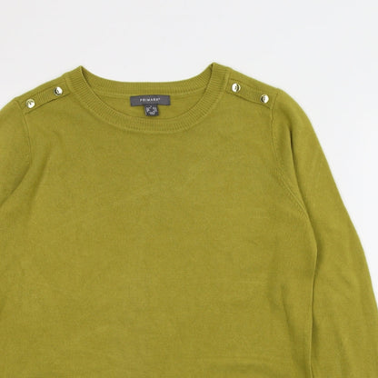 Primark Womens Yellow   Pullover Jumper Size 12
