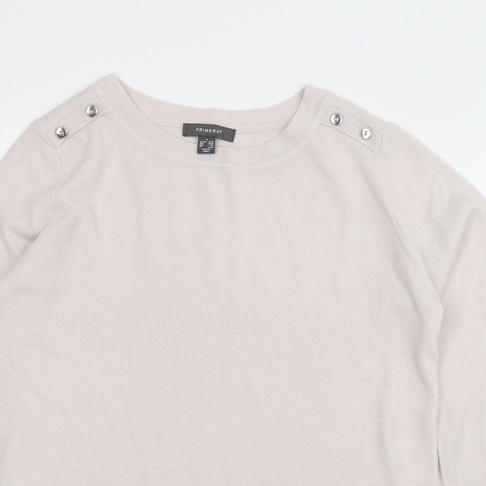 Primark Womens Beige   Pullover Jumper Size 10