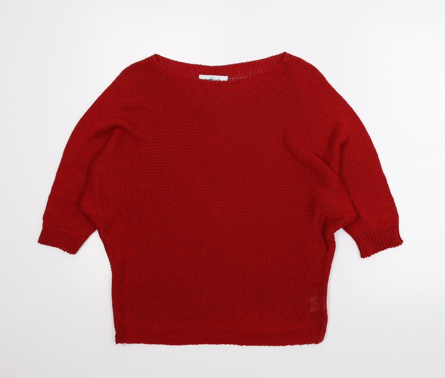 Isabella D Womens Red   Pullover Jumper Size S
