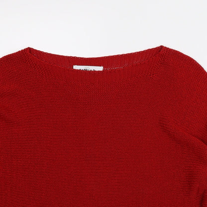 Isabella D Womens Red   Pullover Jumper Size S