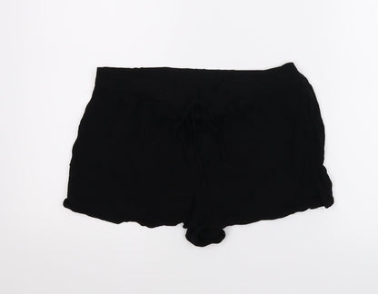 FOREVR 21 Womens Black   Paperbag Shorts Size M
