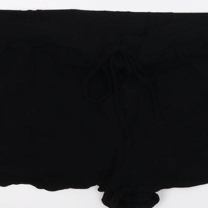 FOREVR 21 Womens Black   Paperbag Shorts Size M