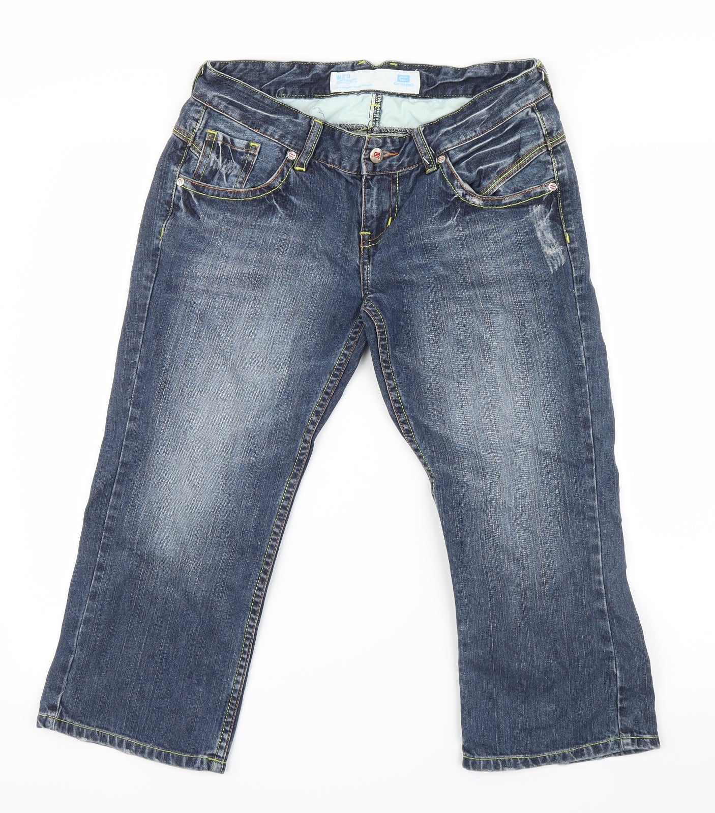 Cropp Mens Blue  Denim Cropped Jeans Size 30 in L20 in