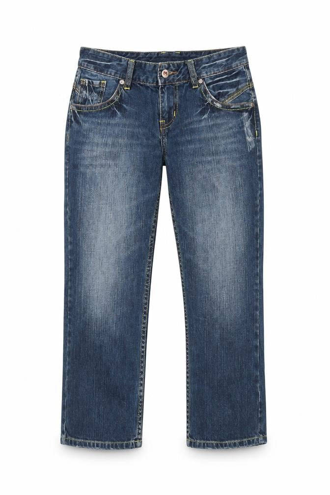 Mens UK Size 30 in Cropp Regular Fit Cropped Blue Jeans