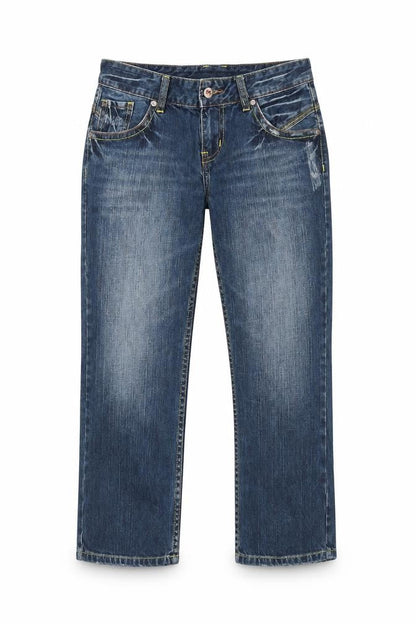 Mens UK Size 30 in Cropp Regular Fit Cropped Blue Jeans