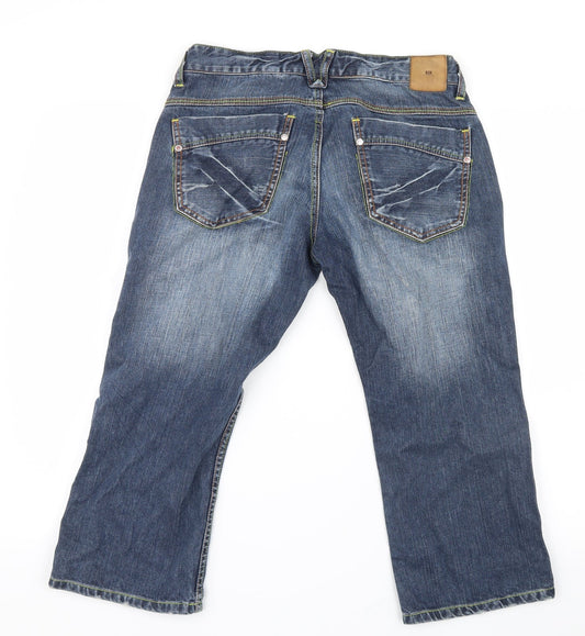 Cropp Mens Blue  Denim Cropped Jeans Size 30 in L20 in