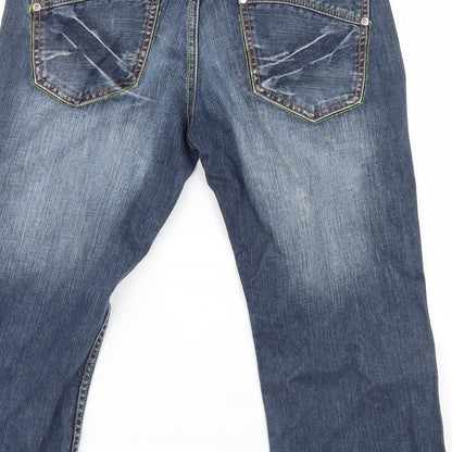 Cropp Mens Blue  Denim Cropped Jeans Size 30 in L20 in