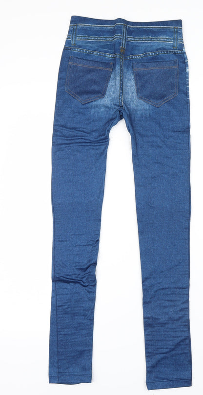 Zlimmy Womens Blue   Jegging Leggings Size S L28 in