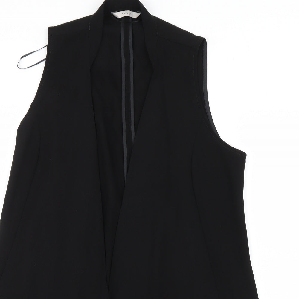 George Womens Black   Cardigan Jumper Size 10