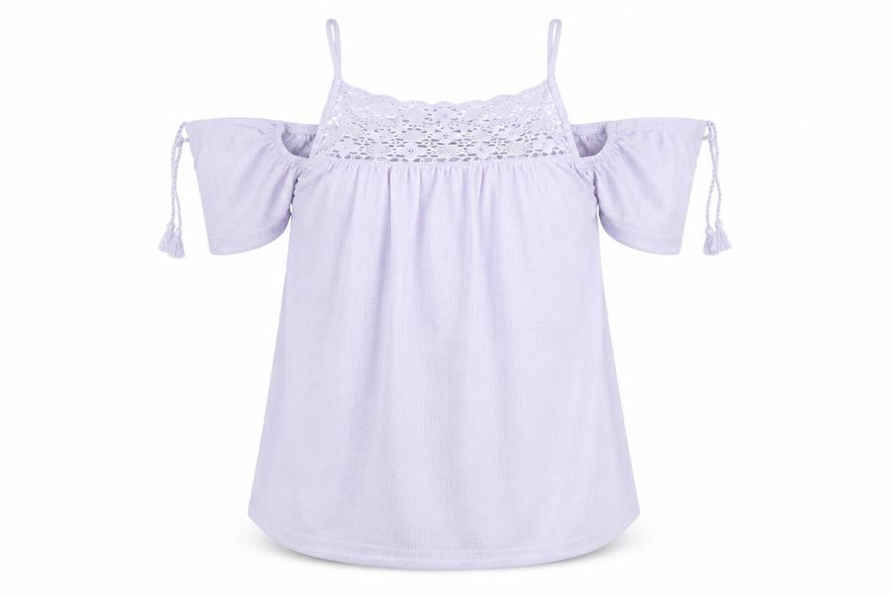 Womens UK Size 8 George Purple Basic Blouse