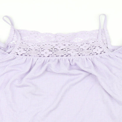 Womens UK Size 8 George Purple Basic Blouse