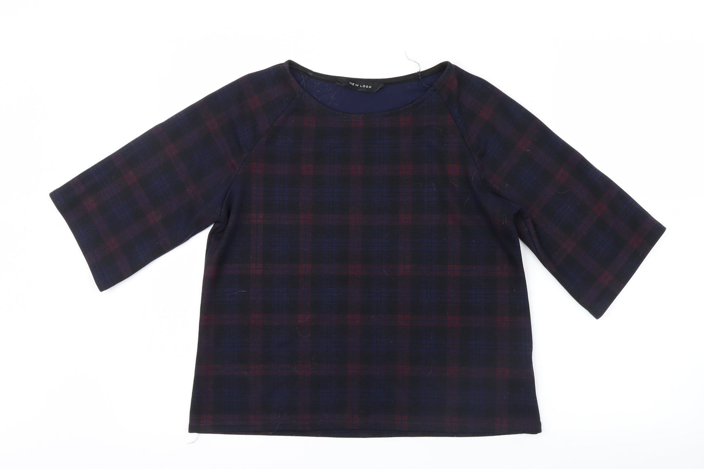 Womens UK Size 10 New Look Blue Basic T-Shirt