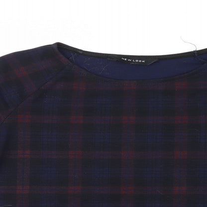 Womens UK Size 10 New Look Blue Basic T-Shirt