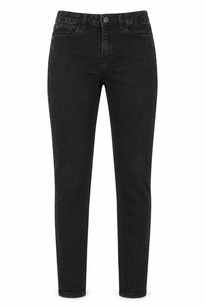 Womens UK Size 8 Denim Co. Regular Fit Straight Black Jeans