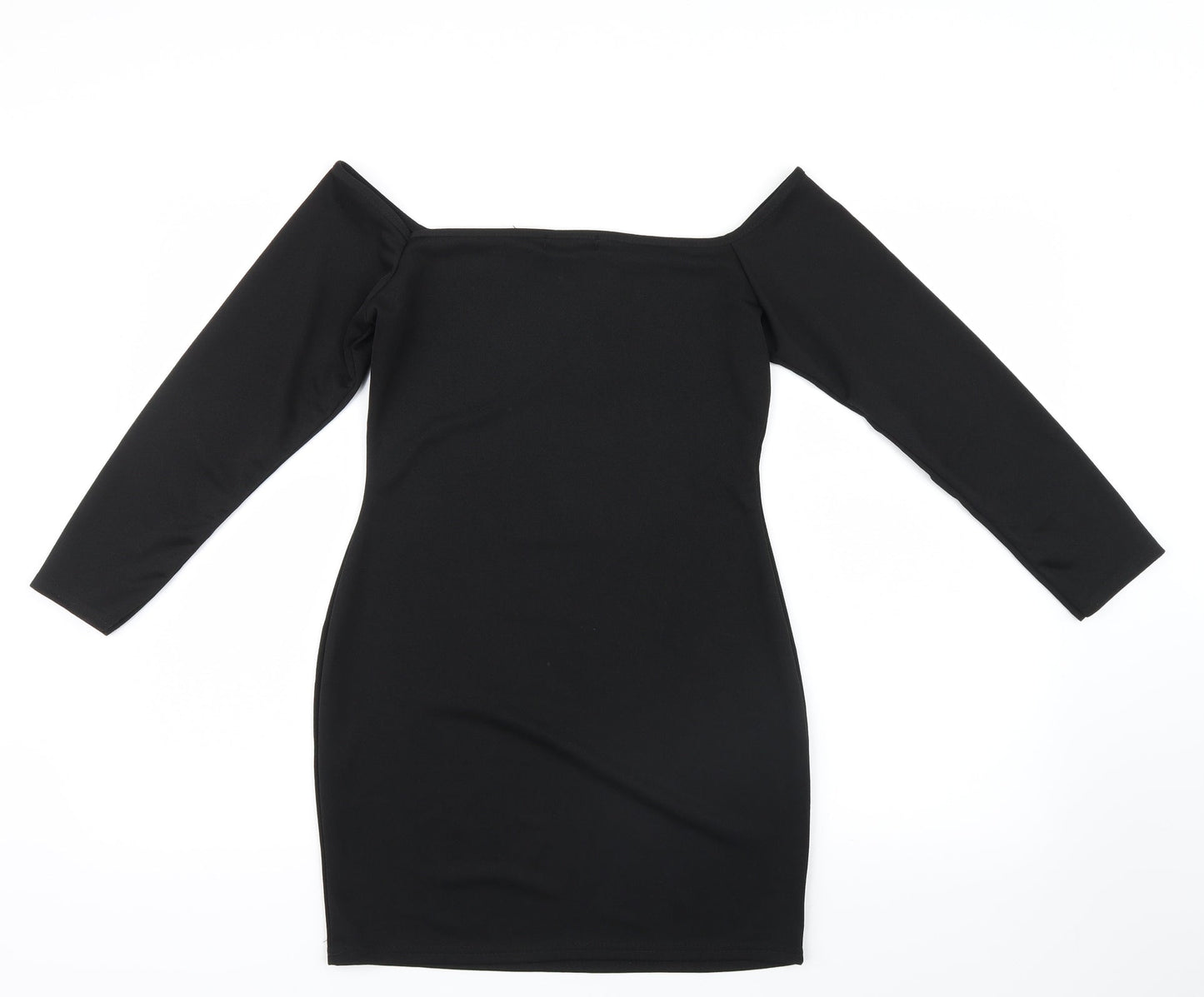 PRETTYLITTLETHING Womens Black   Shirt Dress  Size 10