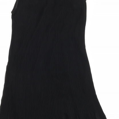 Sublims Womens Black   A-Line  Size M  - Pleated