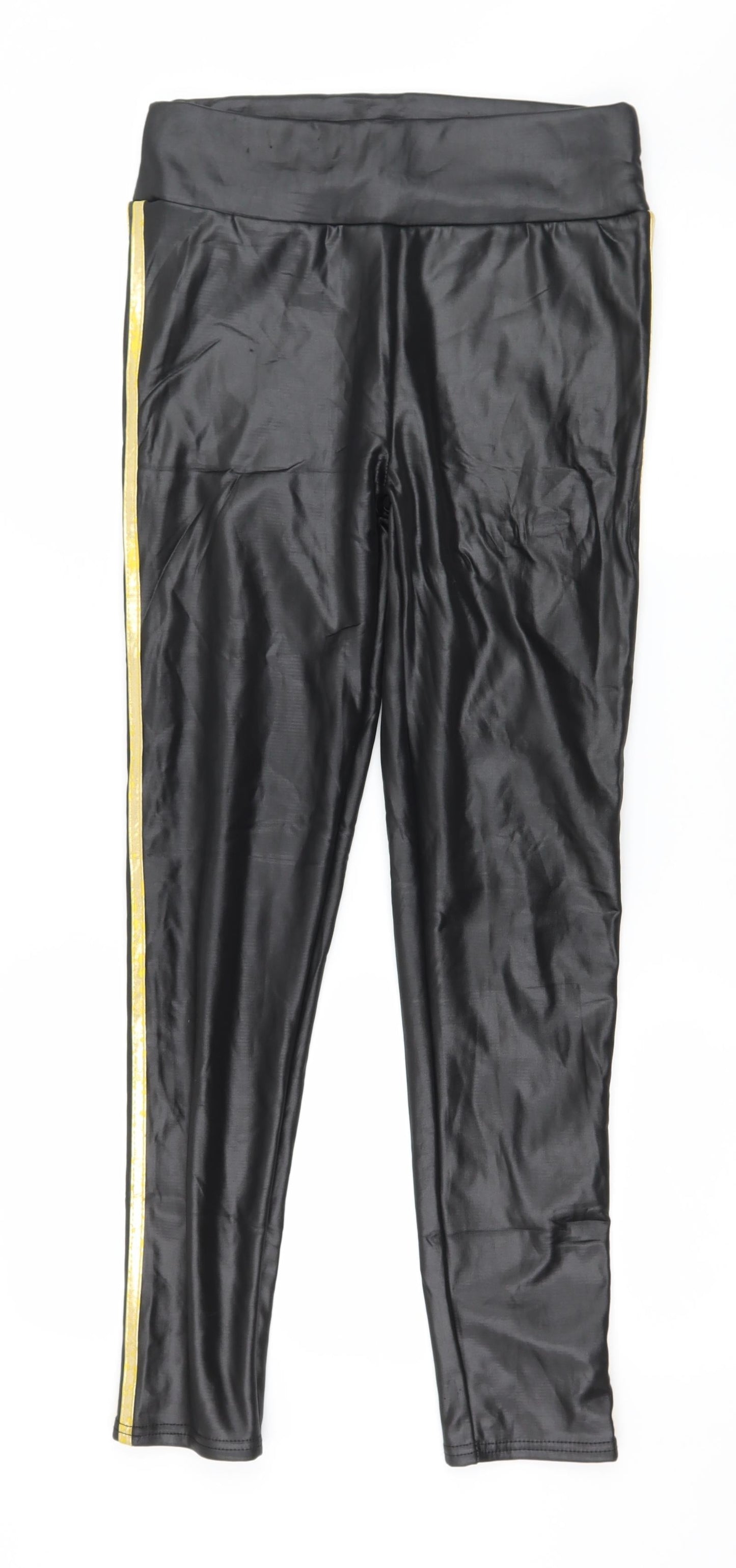 Womens UK Size 30 in Preworn  Capri Black Leggings