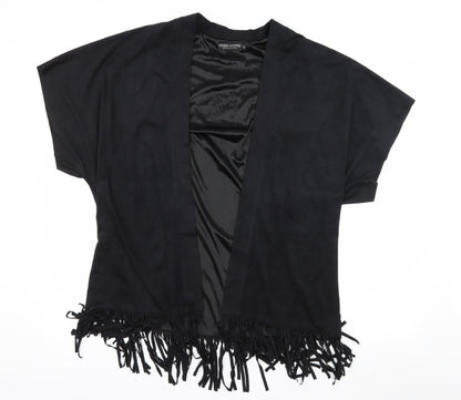 Womens UK Size S Cherry Couture Black Kimono Blouse