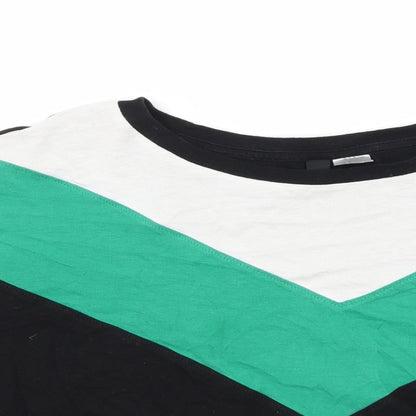 Womens UK Size M H&M Black Basic T-Shirt