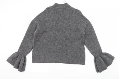 Marks and Spencer Womens Grey  Knit Pullover Jumper Size M