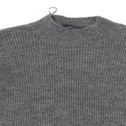 Marks and Spencer Womens Grey  Knit Pullover Jumper Size M