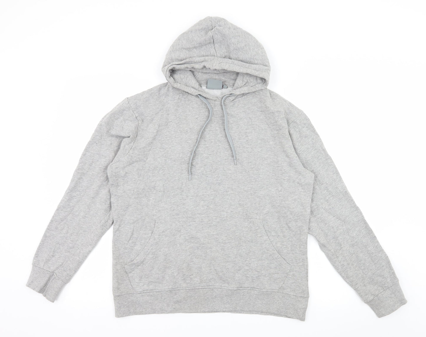 Blue Fin Womens Grey  Jersey Pullover Hoodie Size S