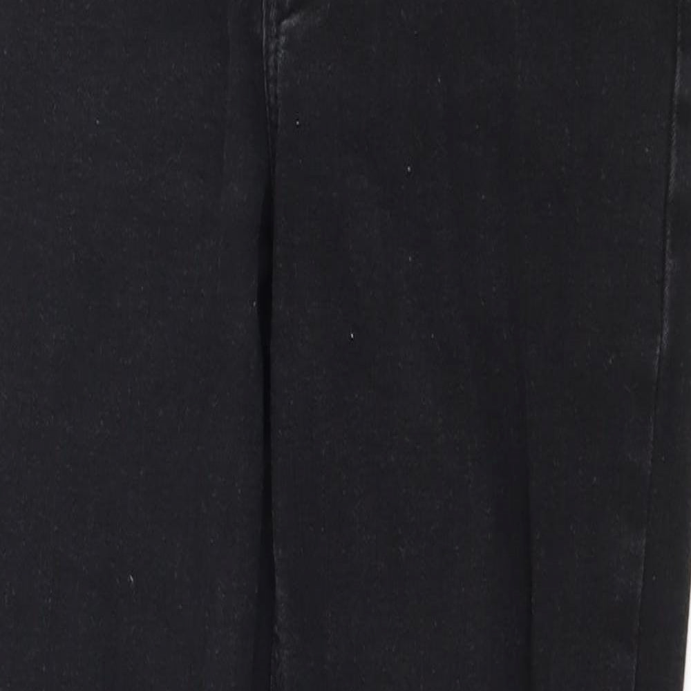 Denim & Co. Womens Black  Denim Skinny Jeans Size 10 L27 in