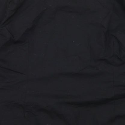 Womens UK Size 18 Peacocks Black Basic Button-Up