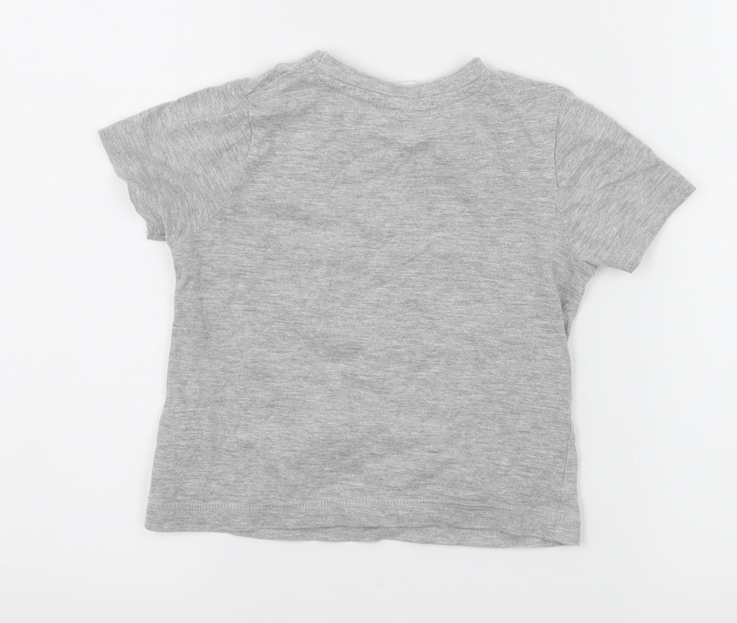 George Boys Grey Solid Jersey Cami Pyjama Top Size 18-24 Months  - PJ Masks