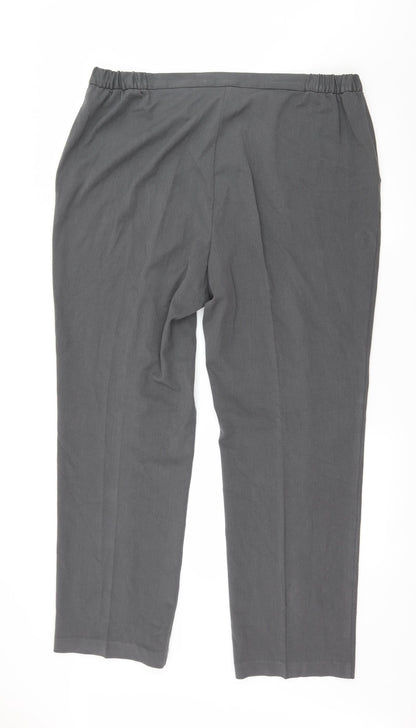 Marks and Spencer Mens Grey   Trousers  Size 18 L29 in