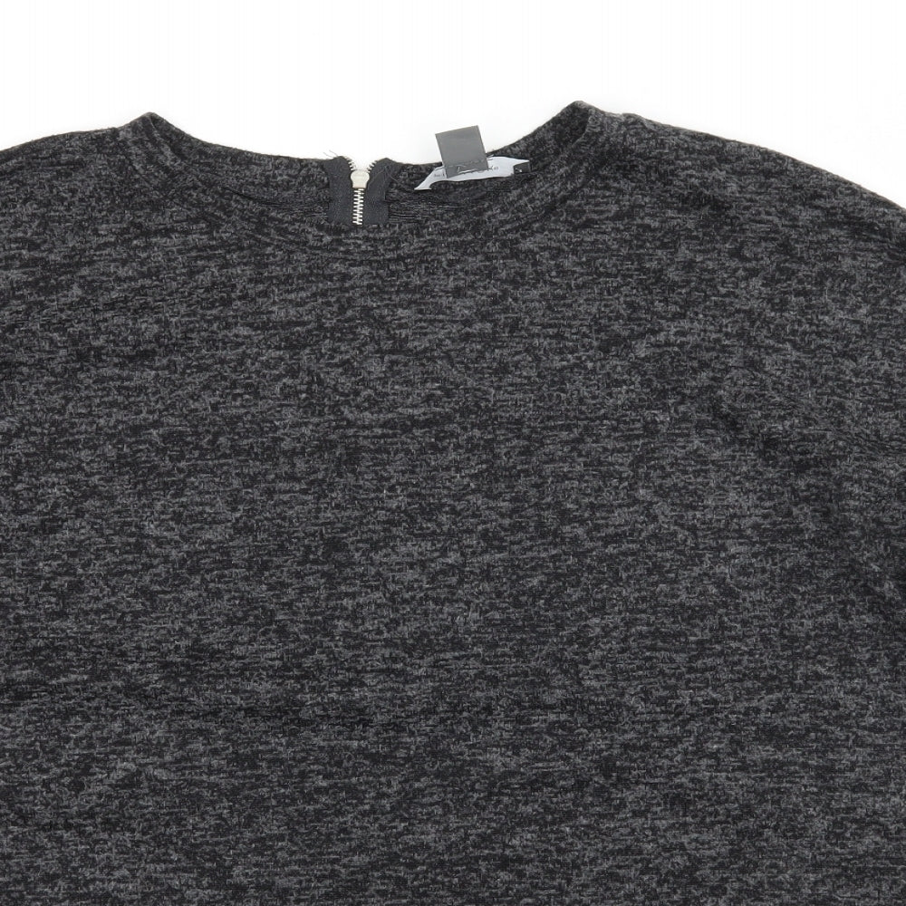 Primark Womens Grey  Knit Pullover Jumper Size 12