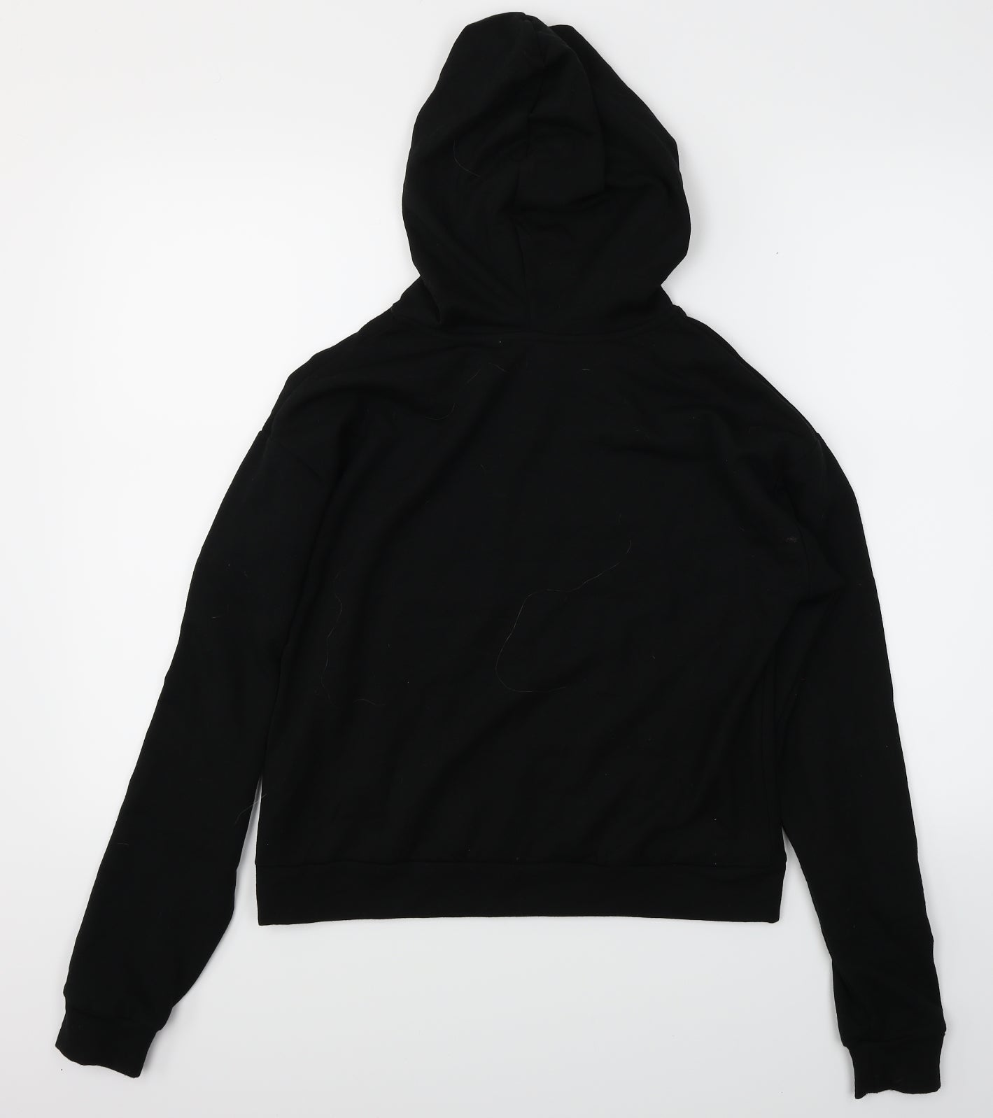 New Look Girls Black   Pullover Hoodie Size M