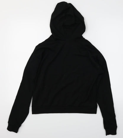 New Look Girls Black   Pullover Hoodie Size M