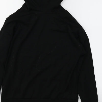 New Look Girls Black   Pullover Hoodie Size M