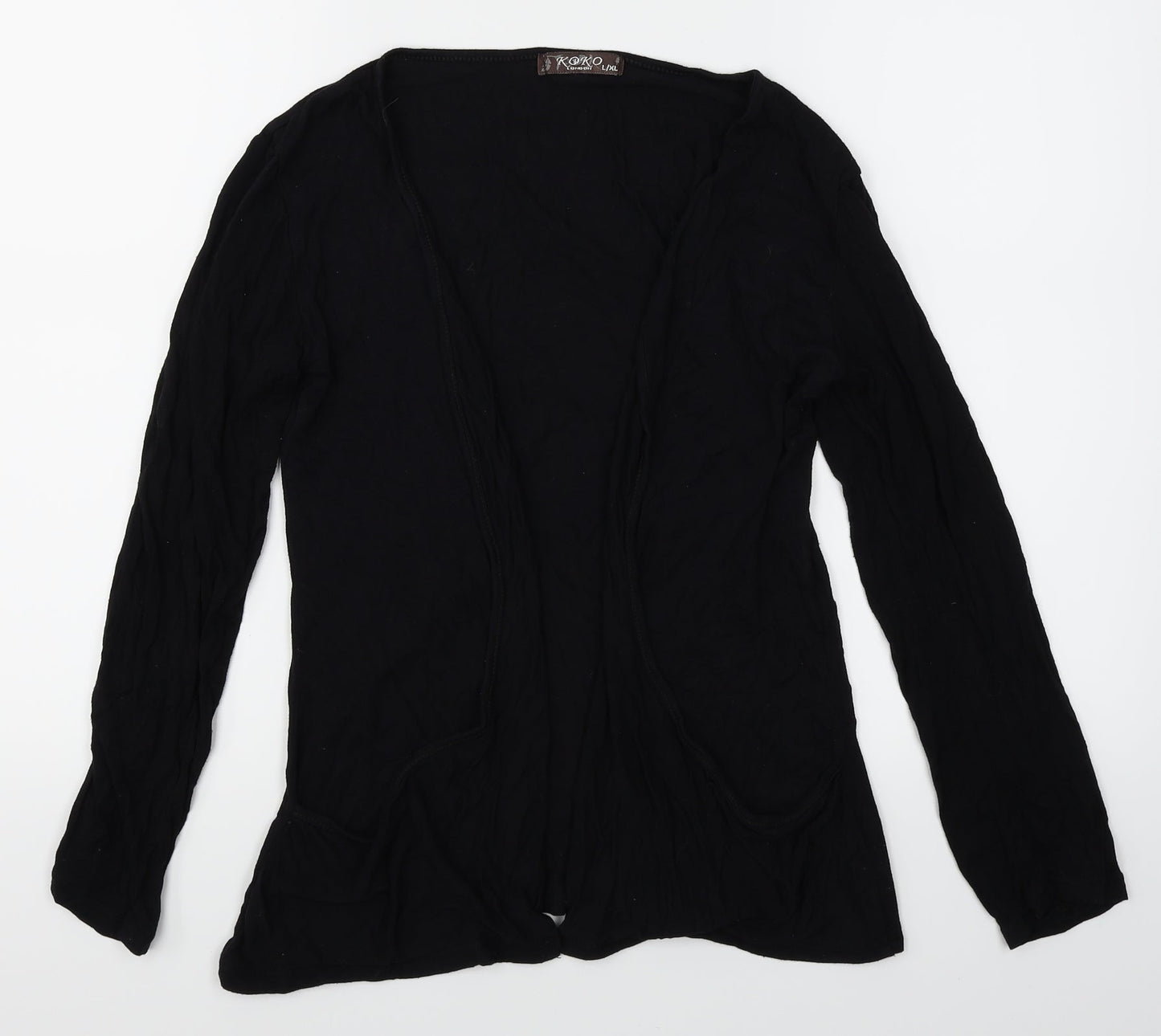 KOKO Womens Black   Cardigan Jumper Size L