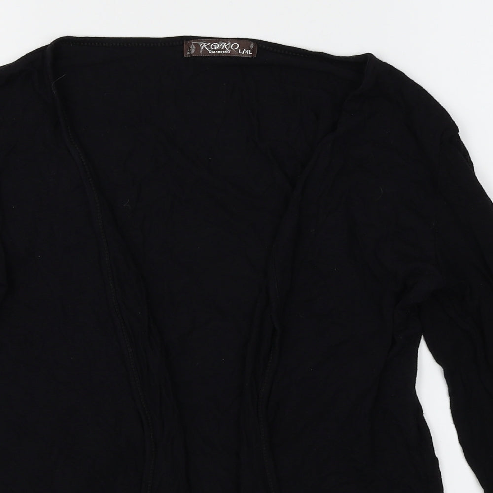 KOKO Womens Black   Cardigan Jumper Size L