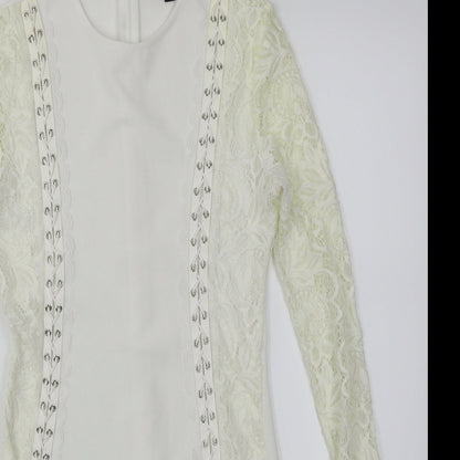 Misspap Womens White   Bodycon  Size 8