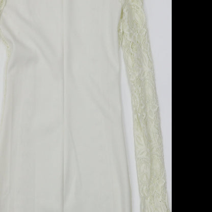 Misspap Womens White   Bodycon  Size 8