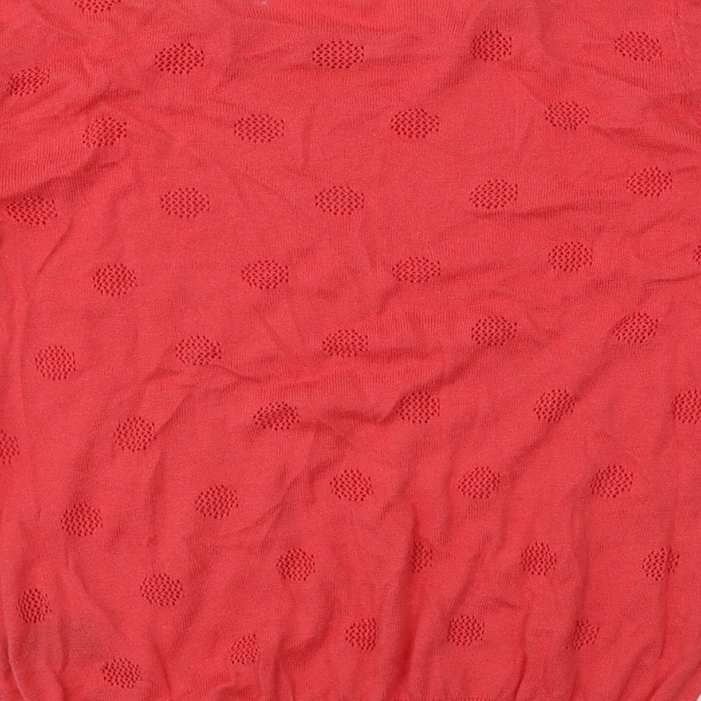 George Womens Pink  Knit Shrug Jumper Size 10