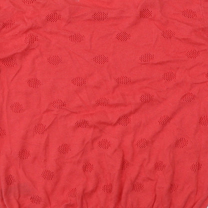 George Womens Pink  Knit Shrug Jumper Size 10