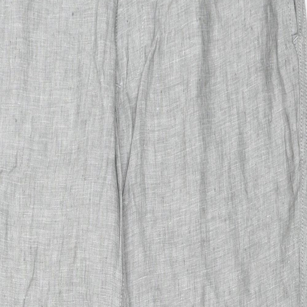 Womens UK Size 34 in Marks and Spencer Regular Fit  Grey Trousers