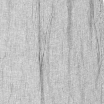 Womens UK Size 34 in Marks and Spencer Regular Fit  Grey Trousers