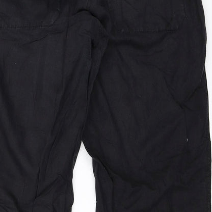 Womens UK Size 40 H&M Regular Fit  Black Trousers