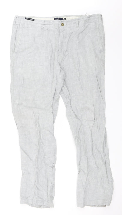 Womens UK Size 40 in Blue Harbour Regular Fit  Grey Trousers