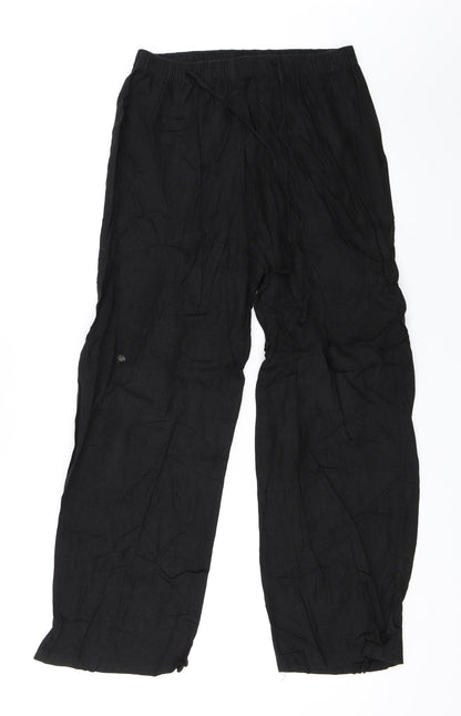 Womens UK Size 16 Saloos Regular Fit  Black Trousers