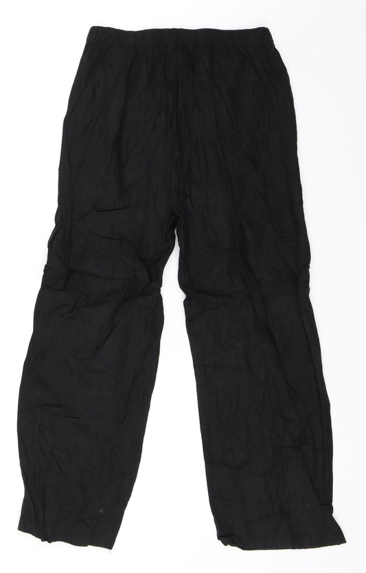Womens UK Size 16 Saloos Regular Fit  Black Trousers